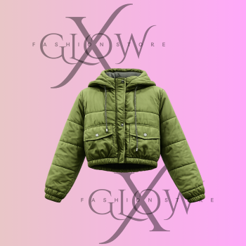 Chaqueta acolchada frente